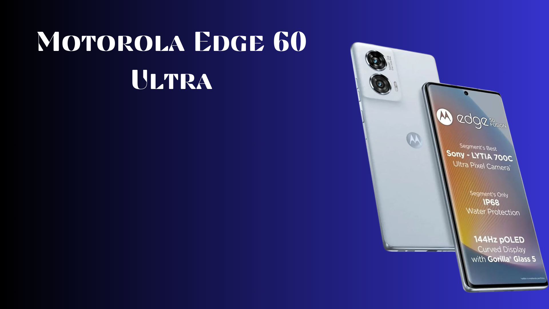 Motorola Edge 60 Ultra