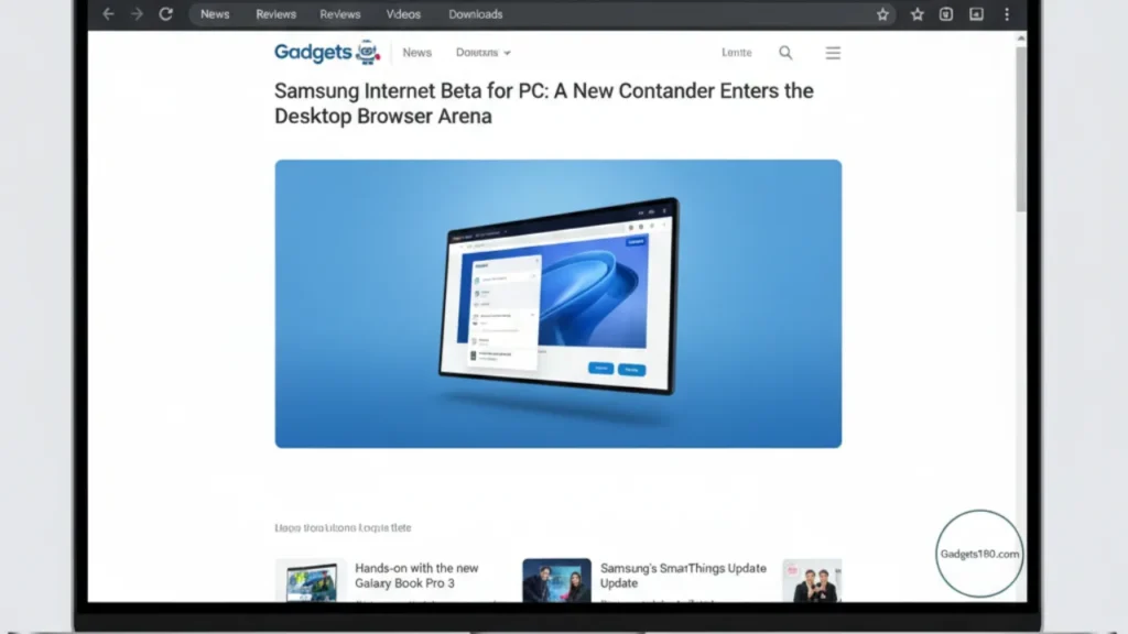 Samsung Internet Beta for PC