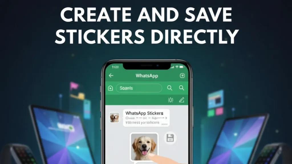 Create and Save Stickers Directly