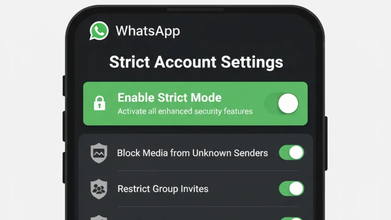 Strict Account Settings