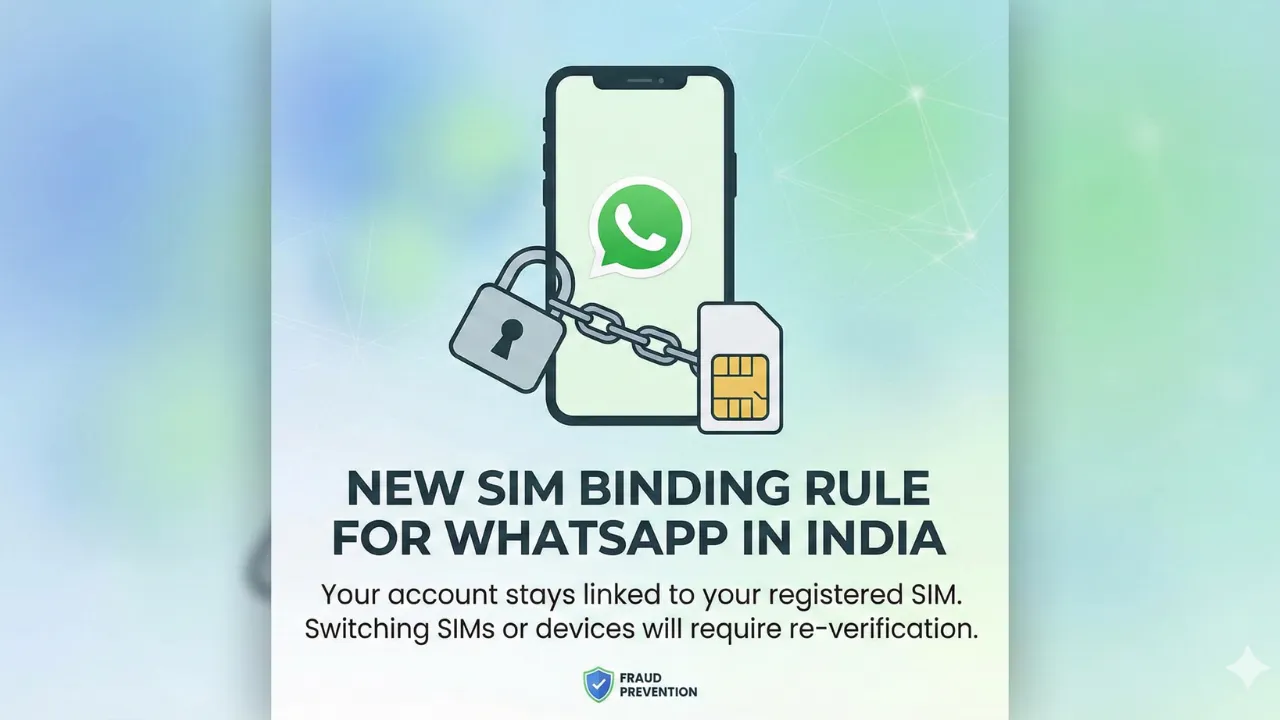 SIM Binding Rule Starts Soon: Big Change Coming for WhatsApp Users in India