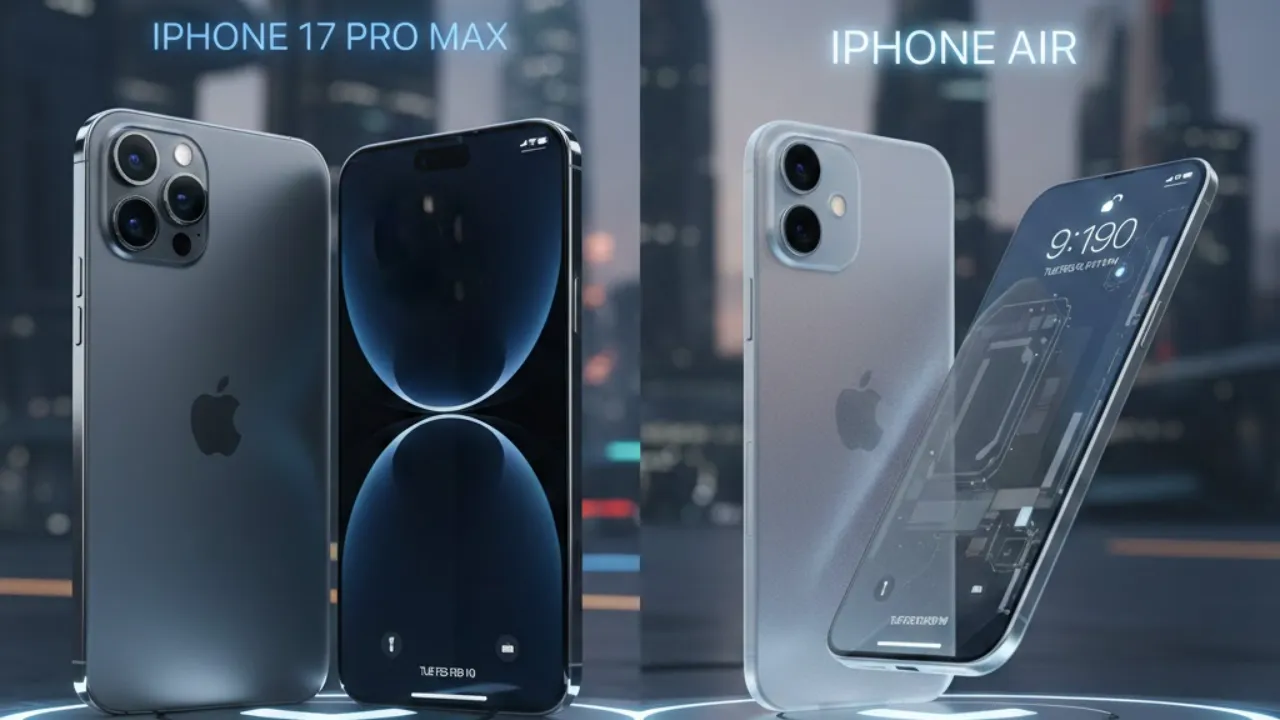 iPhone 17 Pro Max vs iPhone Air — The Winner Isn’t Who You Expect