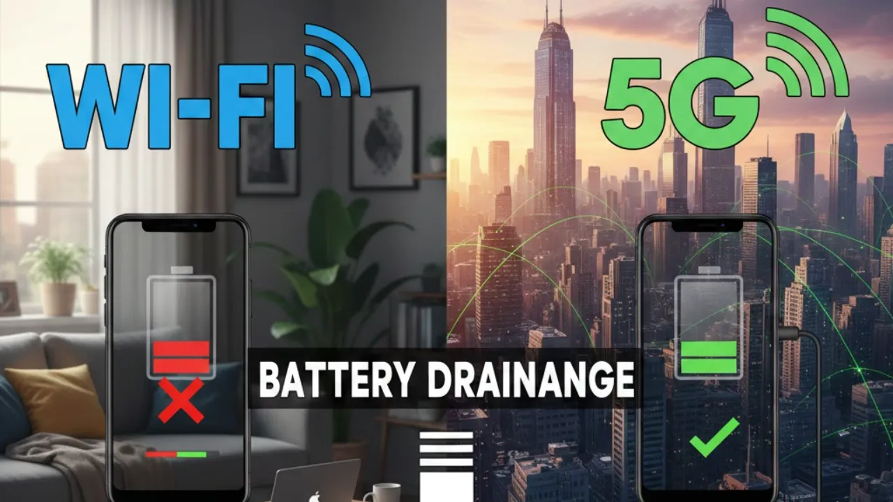 Wi-Fi vs 5G Battery
