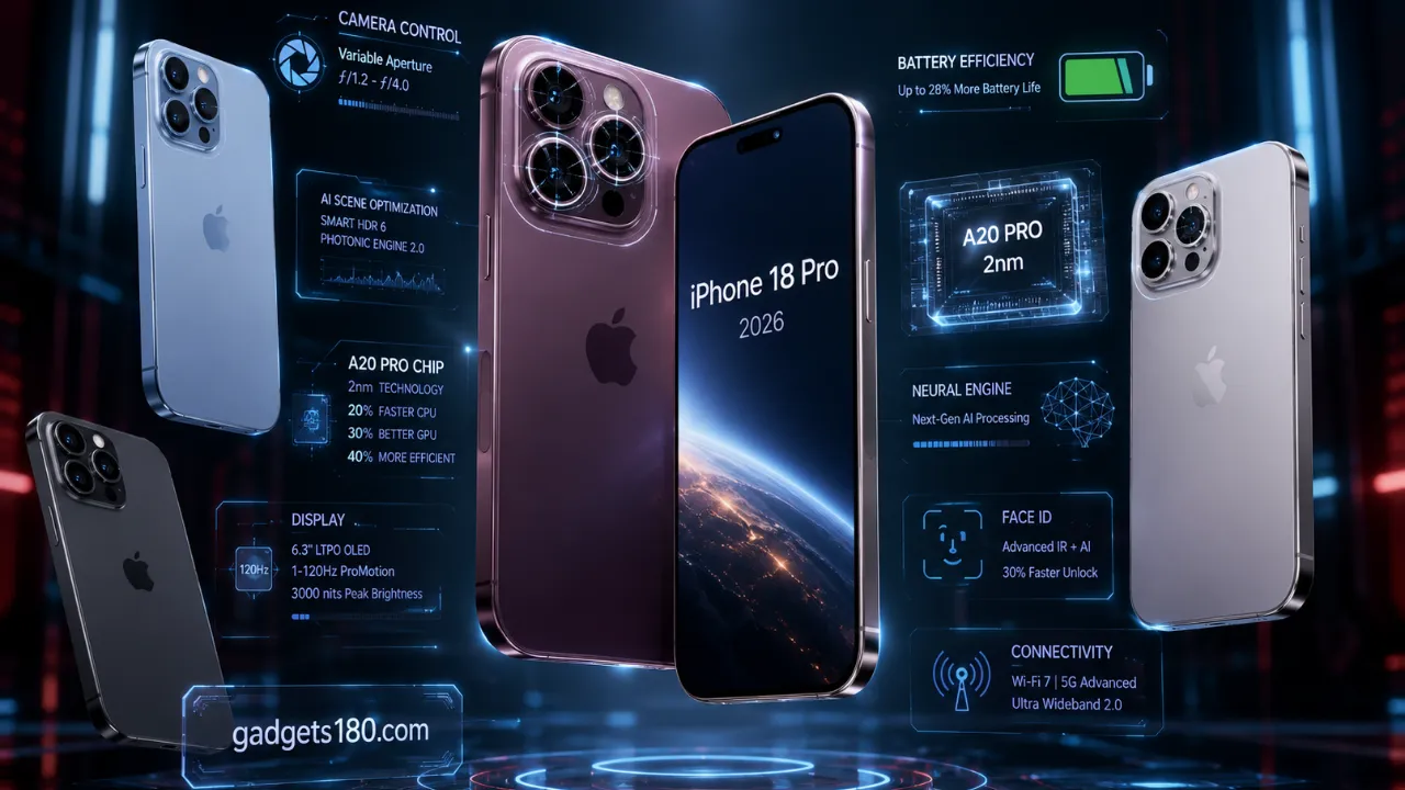 iPhone 18 Pro Rumors 2026- Design, Colors, Camera, Chip and Release Date