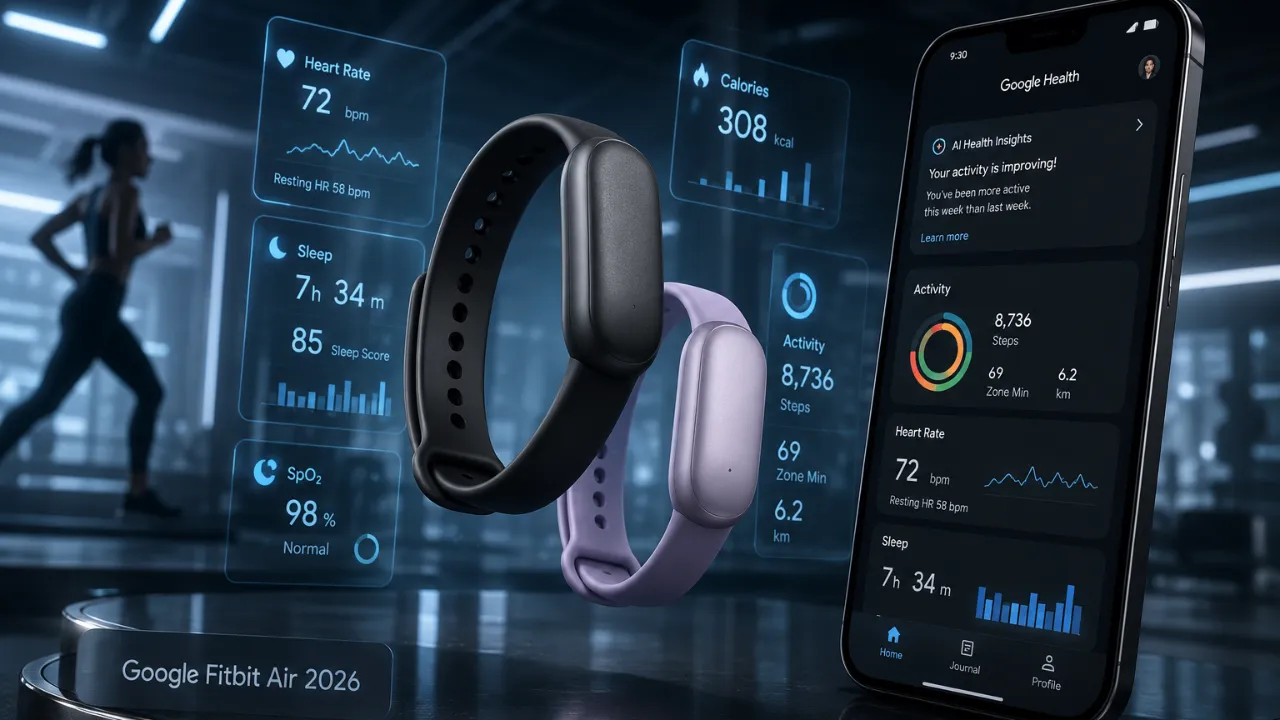 Google Fitbit Air 2026: Amazing Features, Price, Specs and Release Date
