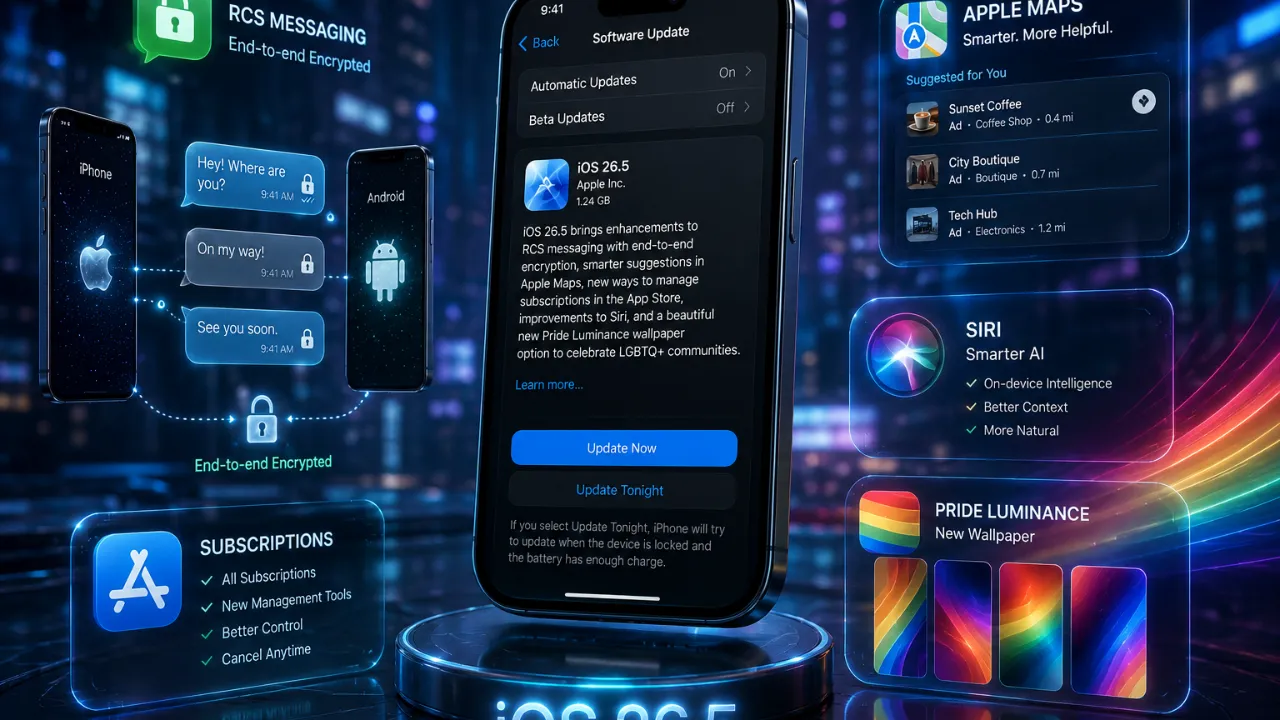 Apple iOS 26.5 Update- Latest Features, Release Date and How to Install on Your iPhone