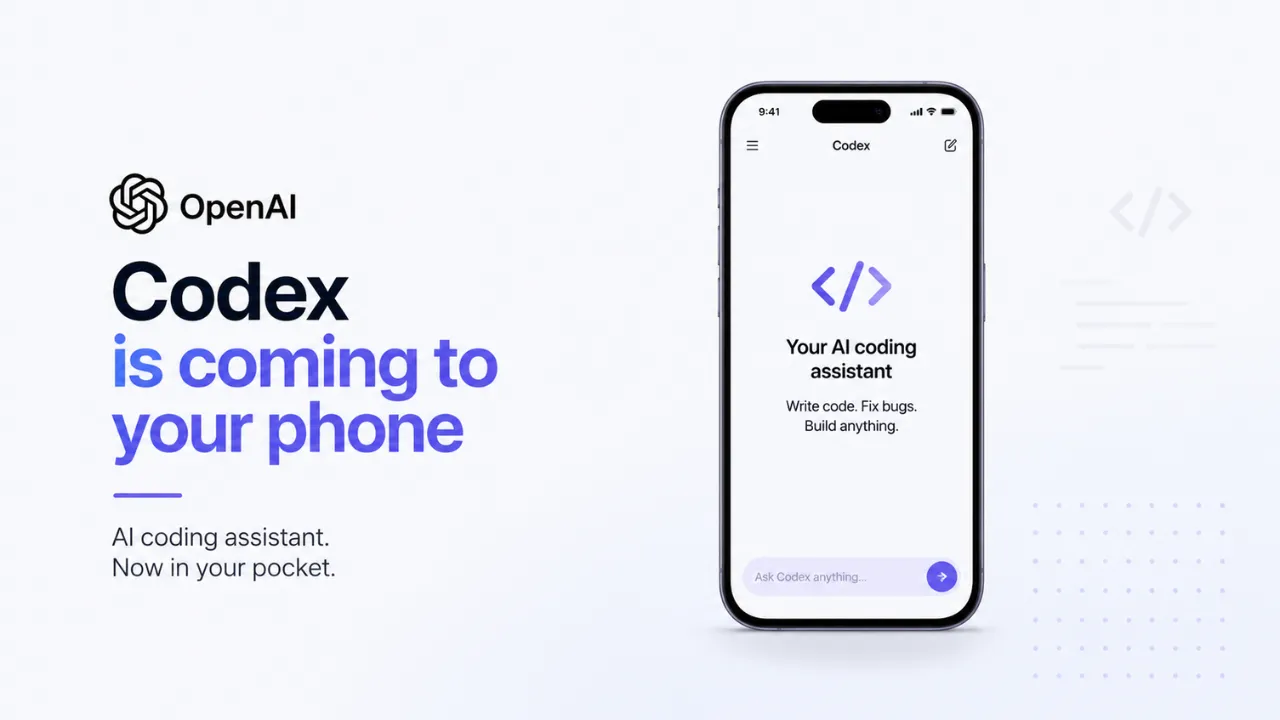 OpenAI Codex Says Codex Is Coming To Your Phone