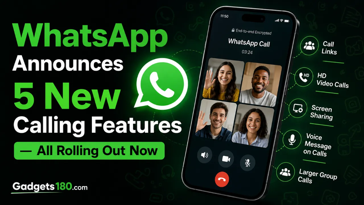 WhatsApp Announces 5 New Calling Features — All Rolling Out Now